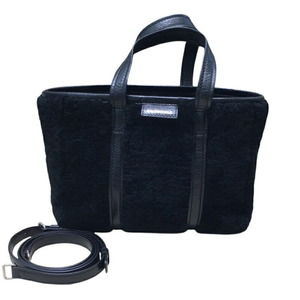 Balenciaga Barbes Mouton Handbag Brown